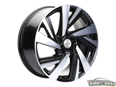 Khomen 1801 7.5 x 18 5*114.3 Et:50 Dia:66.1 BLACK-FP