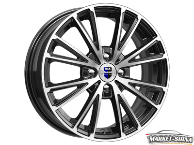 K&K Меандр-оригинал 6 x 15 4*100 Et:46 Dia:54.1 Алмаз черный