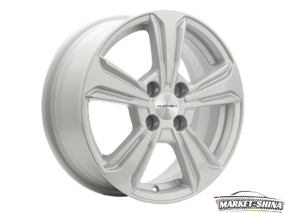 Khomen KHW1502 (Solaris I) 6 x 15 4*100 Et:48 Dia:54.1 F-Silver